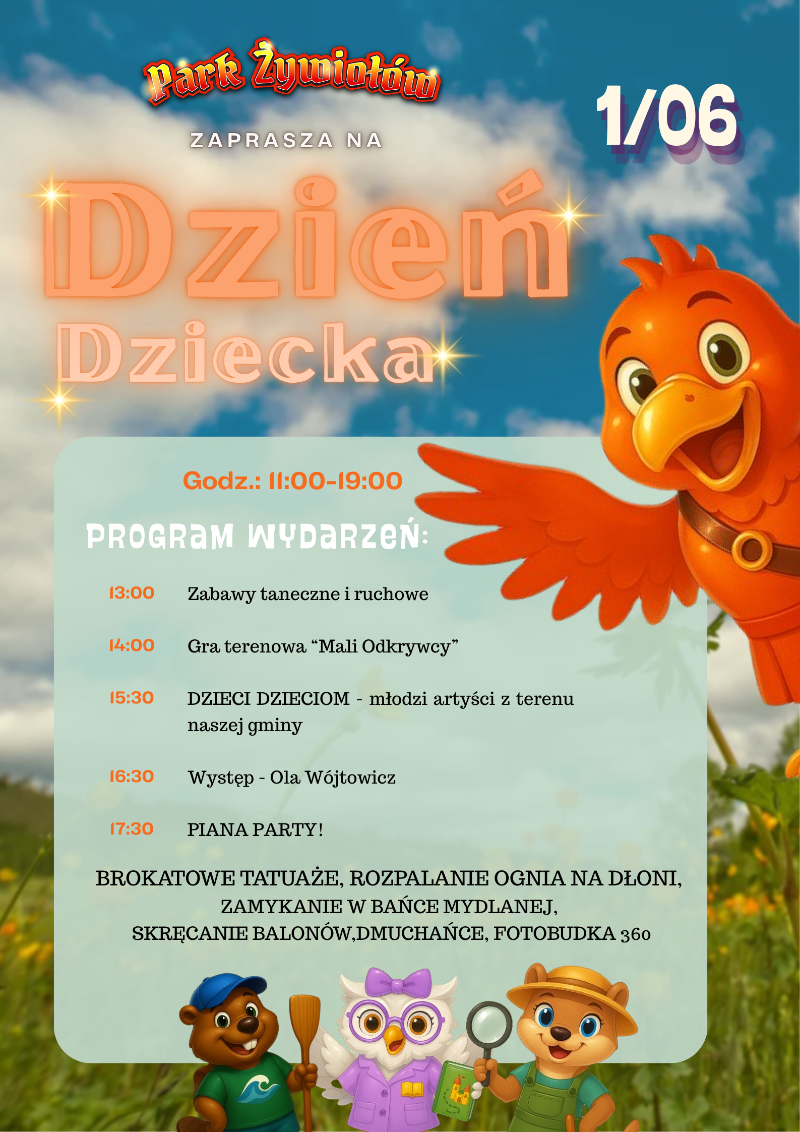 You are currently viewing Dzień Dziecka w Parku Żywiołów!