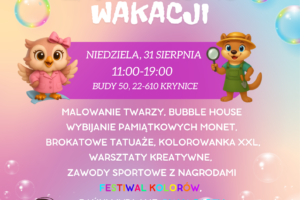 🎉 Zakończenie wakacji w Parku Żywiołów! 🎉