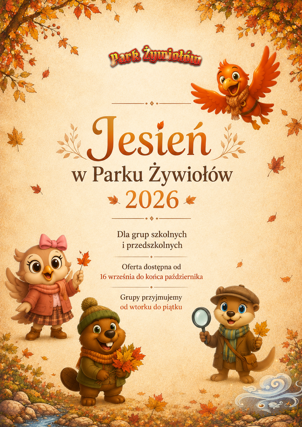 Read more about the article Szukają Państwo pomysłu na jesienną wycieczkę szkolną? 🍂